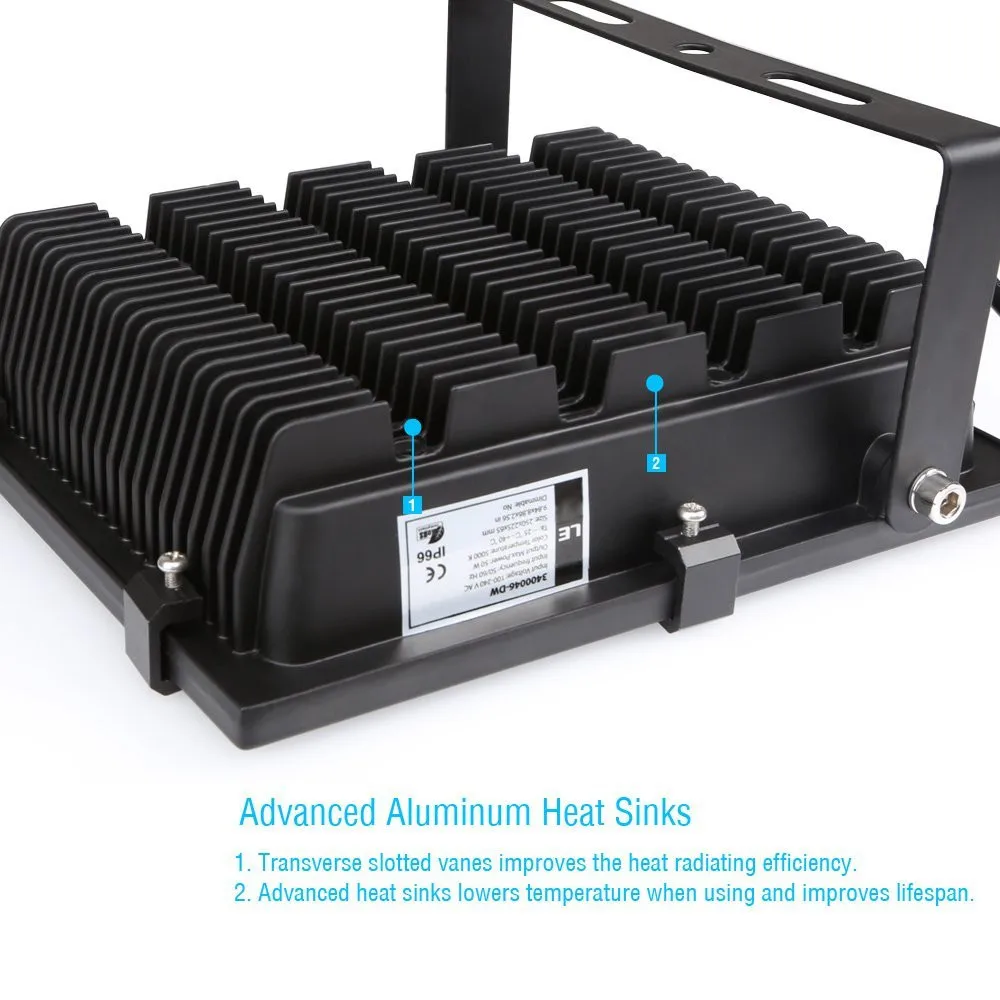 50 Вт светодиодные прожекторы водонепроницаемые наружные огни безопасности 250 HPS