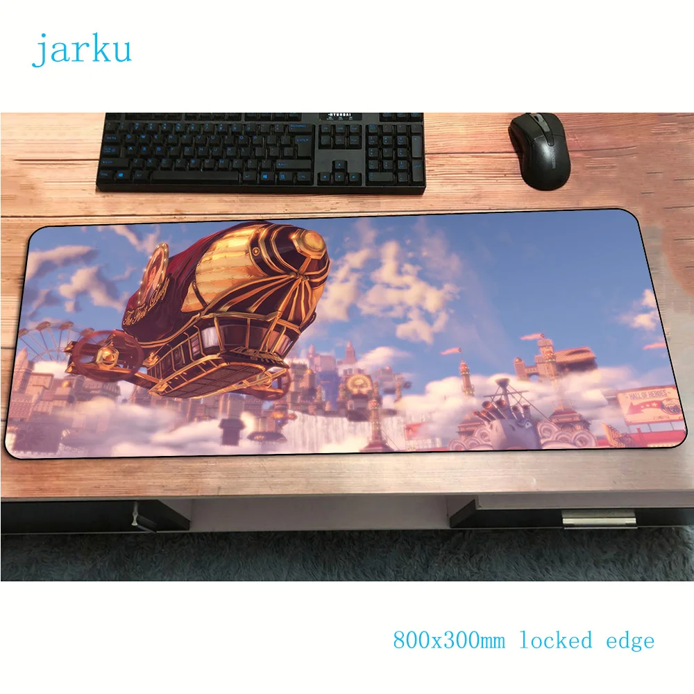 Коврик для мыши bioshock gamer 3d 800x300x2 мм коврик notbook игровой большой офисный PC