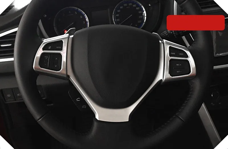 Для Suzuki SX4 S-Cross левый руль автомобиля рулевое колесо крышка рамы Накладка аксессуары для автомобиля-Стайлинг