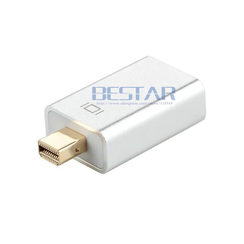 2018 Mini DP-HDMI конвертер в алюминиевый корпус 1080 display port male-HDMI female адаптер Коннектор hdmi