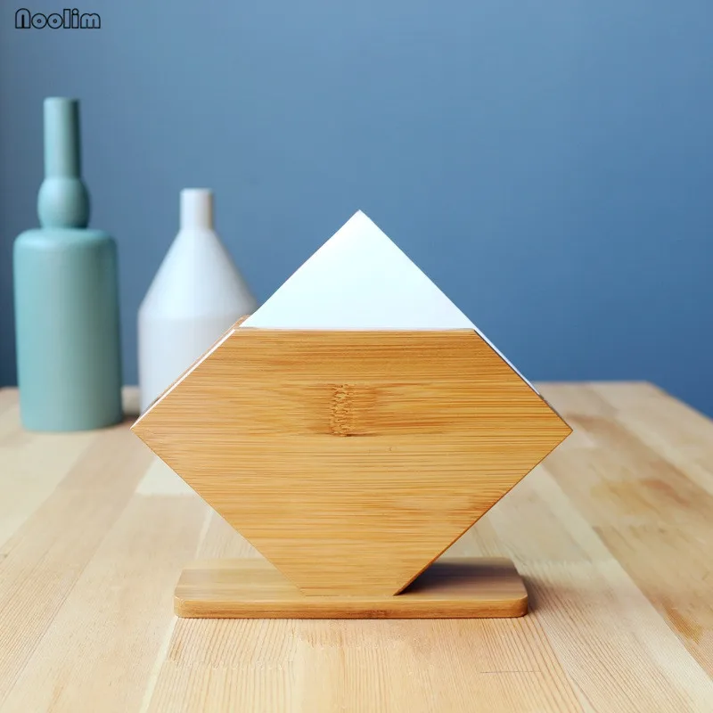 Бамбуковая Вертикальная коробка для салфеток ресторан отель квадратная