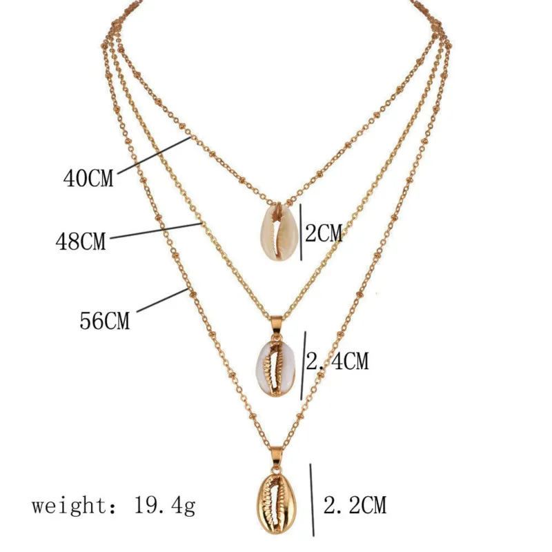 Новинка 2019 популярная Подвеска из сплава многослойное женское ожерелье