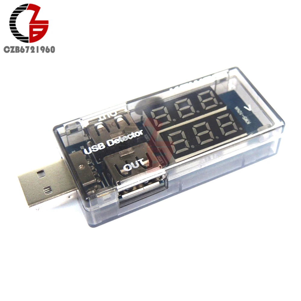 5 в 12 В двойной дисплей светодиодный USB тестер цифровой вольтметр Амперметр автомобильный мобильный Банк питания детектор напряжения вольт-монитор зарядное устройство Доктор