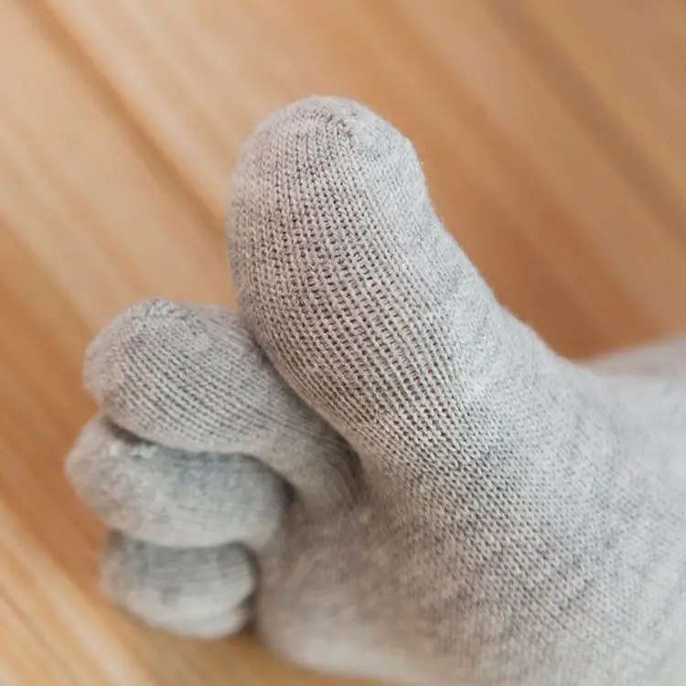 Новый Лидер продаж Для мужчин хлопок Разделение носок Обувь с дышащей сеткой Five