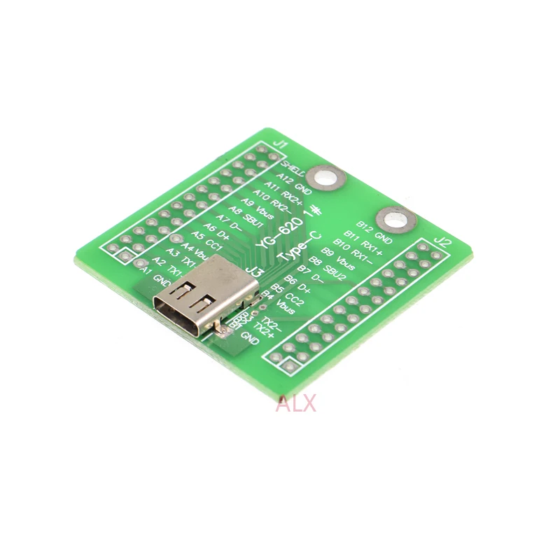 1 шт. тестовая плата кабеля USB 3 типа c с гнездовым разъемом для DIP