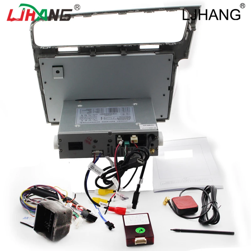 LJHANG 1 Din Автомобильный мультимедийный плеер для VW/Volkswagen/Golf 7 GPS Bluetooth навигация