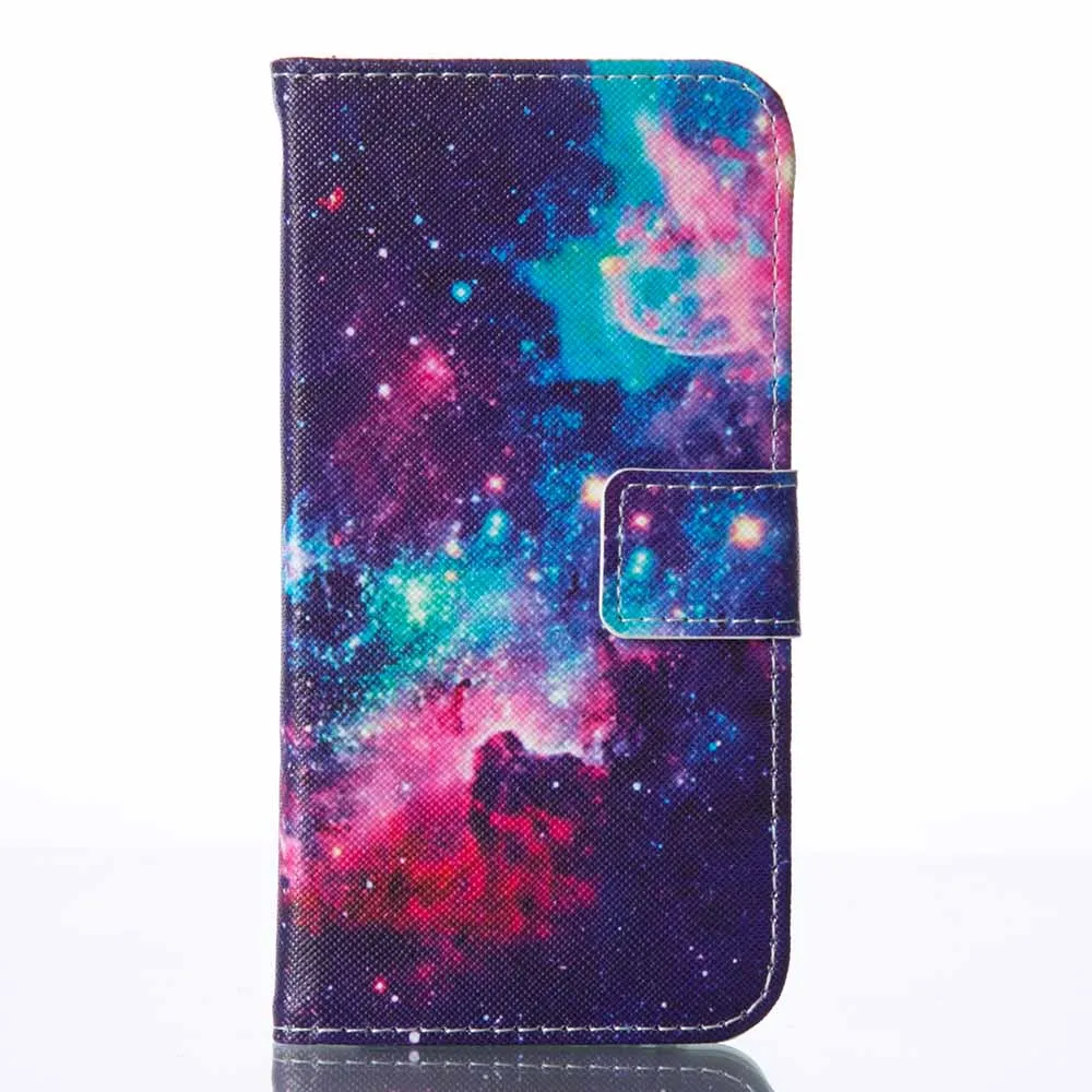 Dream Sky Однотонный Чехол-книжка с бумажником для huawei P Smart P10 Lite P20 P30 Pro, кожаный чехол для Honor 8 9 10 Lite 5X 6X 6C, чехол для телефона - Цвет: Dream Sky