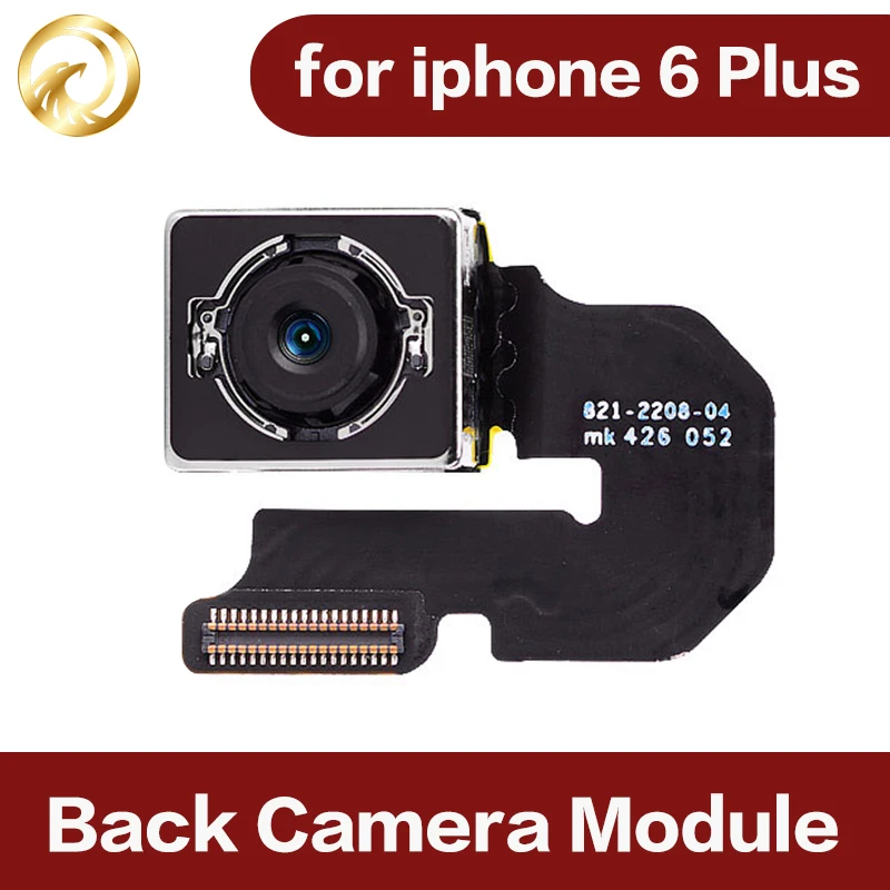 100% тест OK оригинальная большая задняя камера для iPhone 6 Plus модуль камеры гибкий