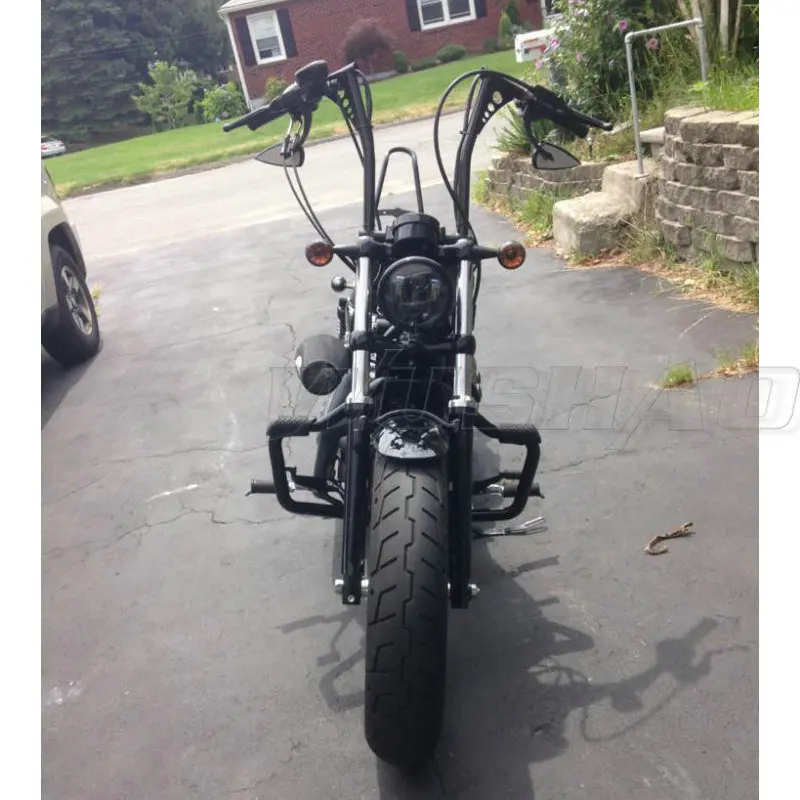 Передняя Защитная панель двигателя для 2004 2012 Harley Sportster nighster Custom XL 883 883L 883R XL883 1200