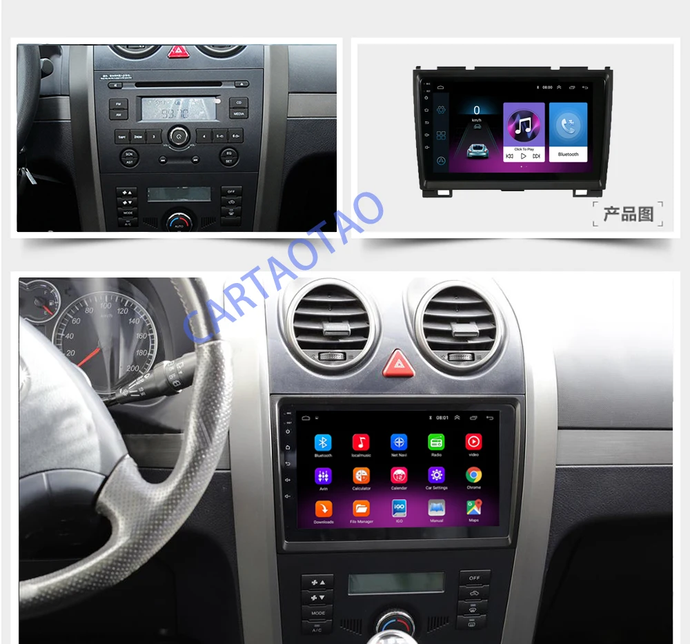 2.5D 2din android 8,1 автомобильный dvd-плеер для Harvard Hover Great Wall H5 H3 автомобильный Радио gps навигация WiFi автомобильный стерео DVD BT плеер