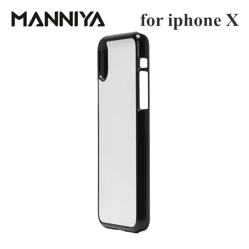 MANNIYA для iphone X XS сублимационный пустой пластиковый чехол с алюминиевыми вставками