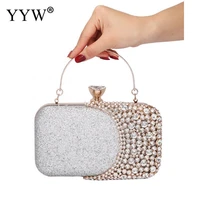 wedding diamond woman bag clutch bag silver gold crystal handbags sling package cell phone pocket matching bag wallet purse