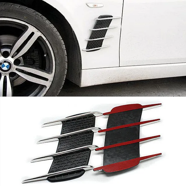 Universal Car modification car door exhaust shark gills design simulation air outlet stickers automotive supplies | Автомобили и