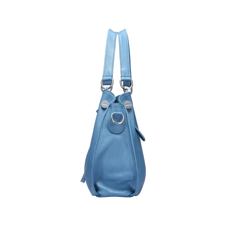 EsMussSein New Fashion Soft Real Genuine Litchi Leather Tassel Women Handbag Lady Shoulder Tote Messenger Bag Purse Satchel | Багаж и