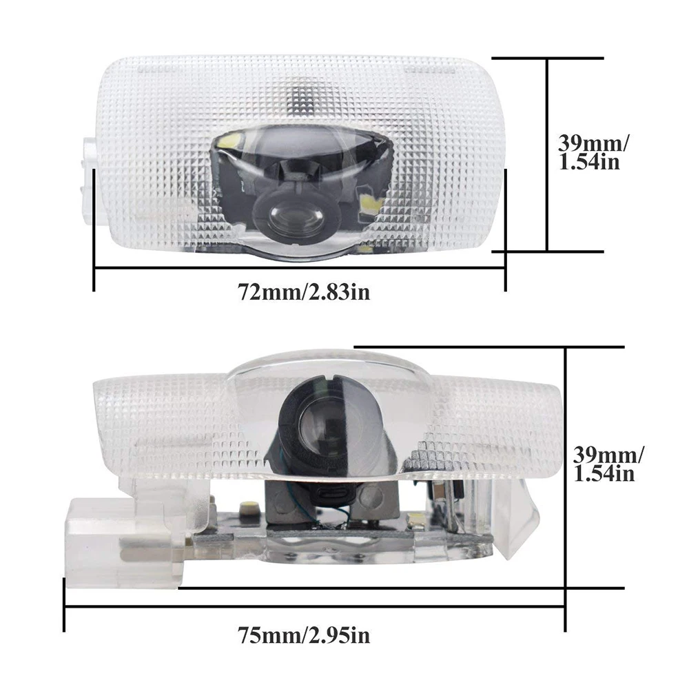 2 шт. автомобиля светодиодный лазерный проектор Эмблема под дверь шаг подсветка