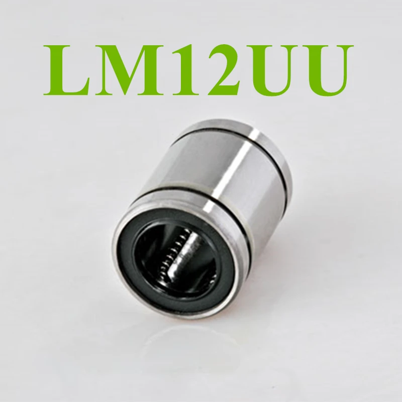 Новинка 10 шт. 12 мм LM12UU Линейный шарикоподшипник CNC серия LM Подшипники вкладыша