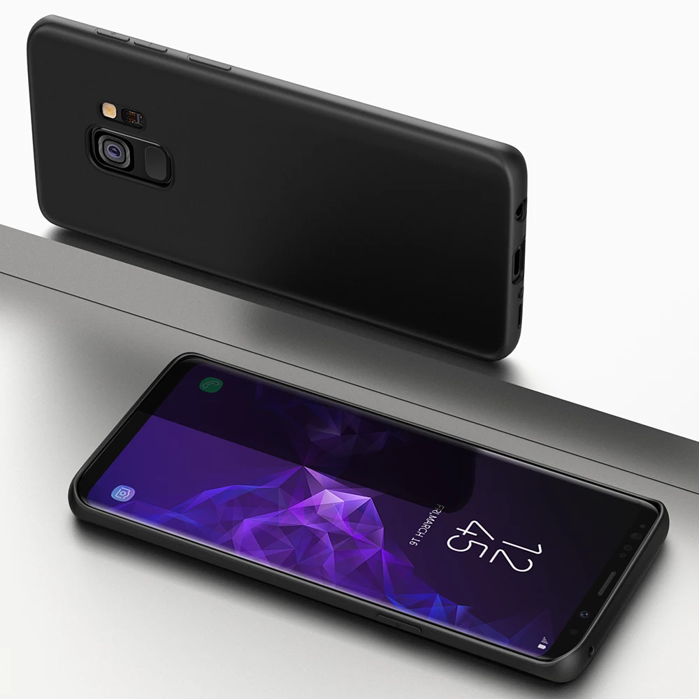 HOCO для samsung Galaxy S9 и Plus матовый защитный чехол ультра тонкий мягкий Премиум Матовые