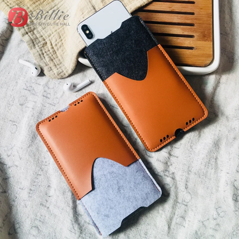 Фетровый чехол для iphone XS max 5 8 дюйма|Сумки телефона| |