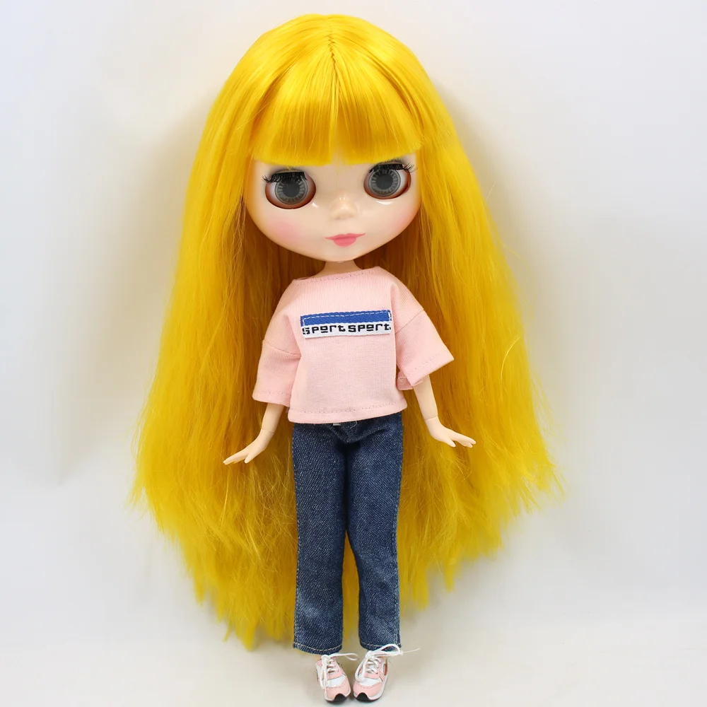 Кукла Blyth ICY DBS для шарнирного тела серии № 280bl3038 желтые волосы телесная кожа 1/6 BJD