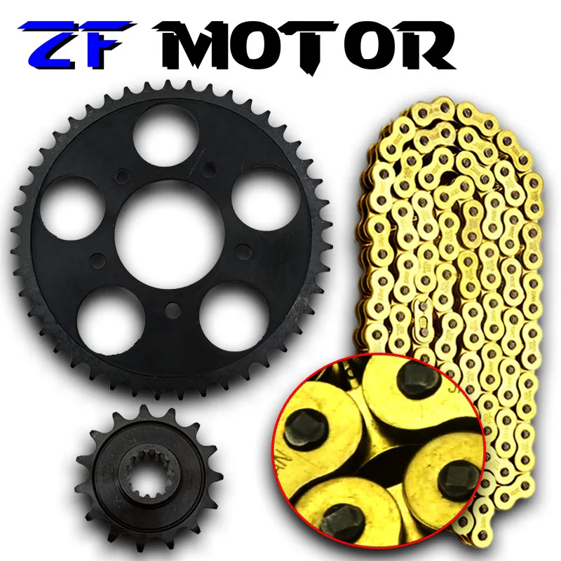 1 комплект мотоциклетных аксессуаров передняя и задняя звездочки цепь 525HV для Honda