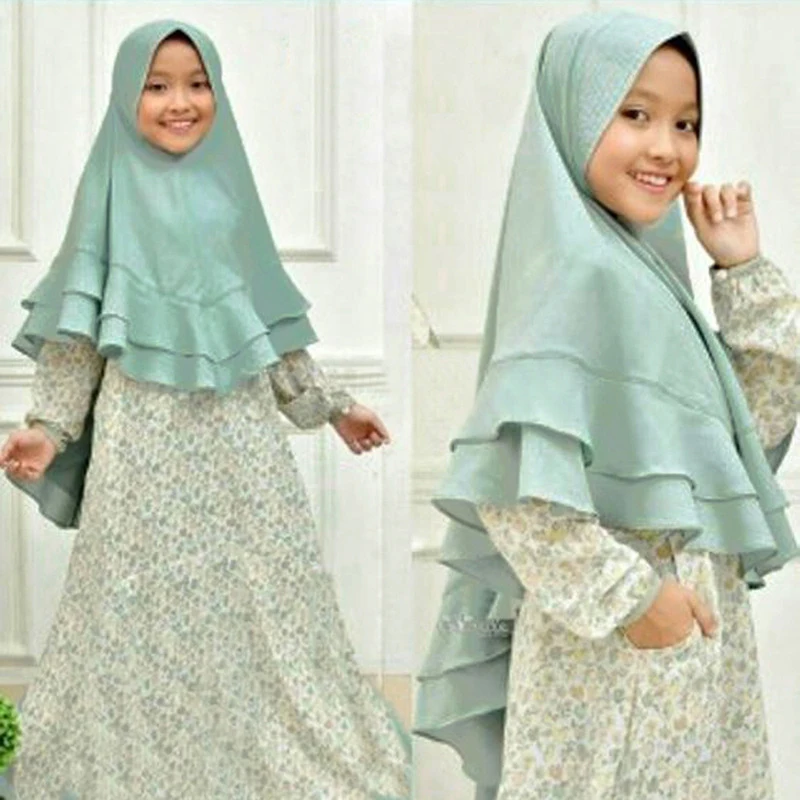 Мусульманское детское платье-Кафтан abaya Ramadan, Турция, Дубай, арабское платье Elbise Hijab, платье-Кафтан Marocain, мусульманская одежда для девочек
