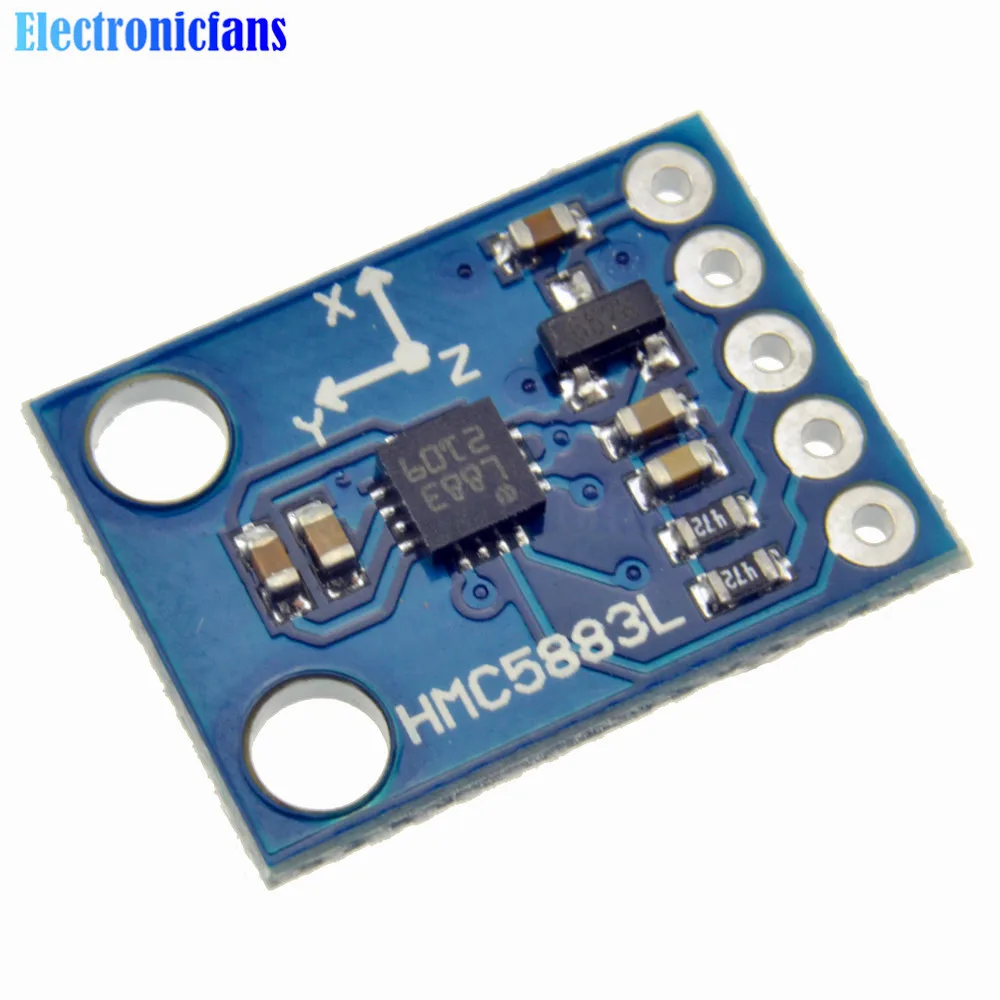Высокая точность 10 шт./лот межсоединений интегральных схем/I2C GY 273 HMC5883L 3 трехосный