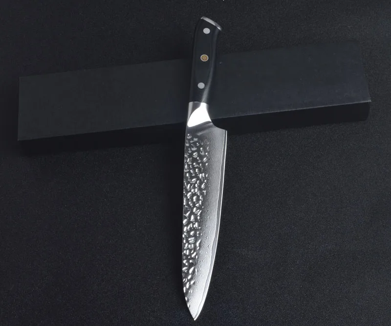 King Sea " дюймов дамасский нож для Сталь шеф-повара Ножи японские кухонные ножи 67 слоев VG10 утилита мясо Овощной Multi Кливер для приготовления пищи