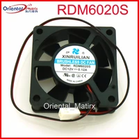 free shipping rdm6020s 60x60x20mm cpu fan 12v 0 12a 2pin computer cpu cooling cooling fan