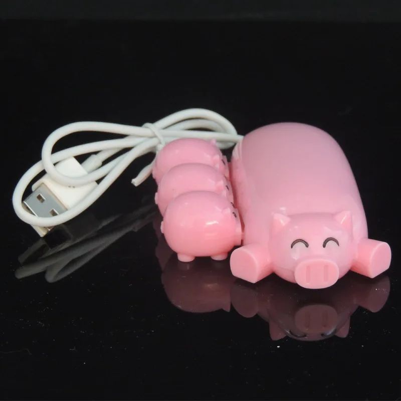 Свинья 3 порта Micro USB 2 0 Зарядка Led концентратор порт Обмен Переключатель OTG