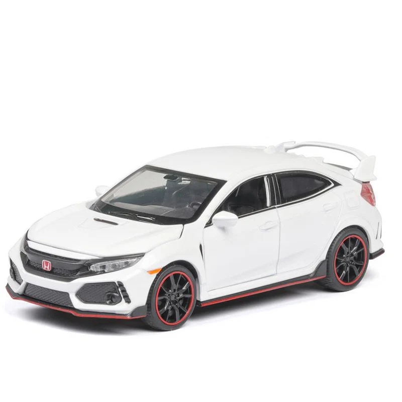 1:32 TYPE R спортивный автомобиль Diecasts и игрушечный модель со звуковым светом