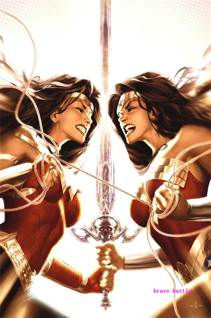 Супер герой DC Vs Marvels 1 панель украшение на стену живопись маслом плакат Холст
