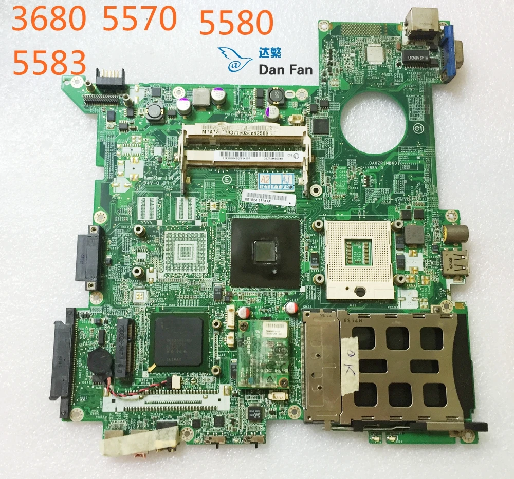 Для ACER Aspire 3680 5570 5580 5583 Материнская плата ноутбука DA0ZR1MB6D1 материнская плата тестирование полностью работу