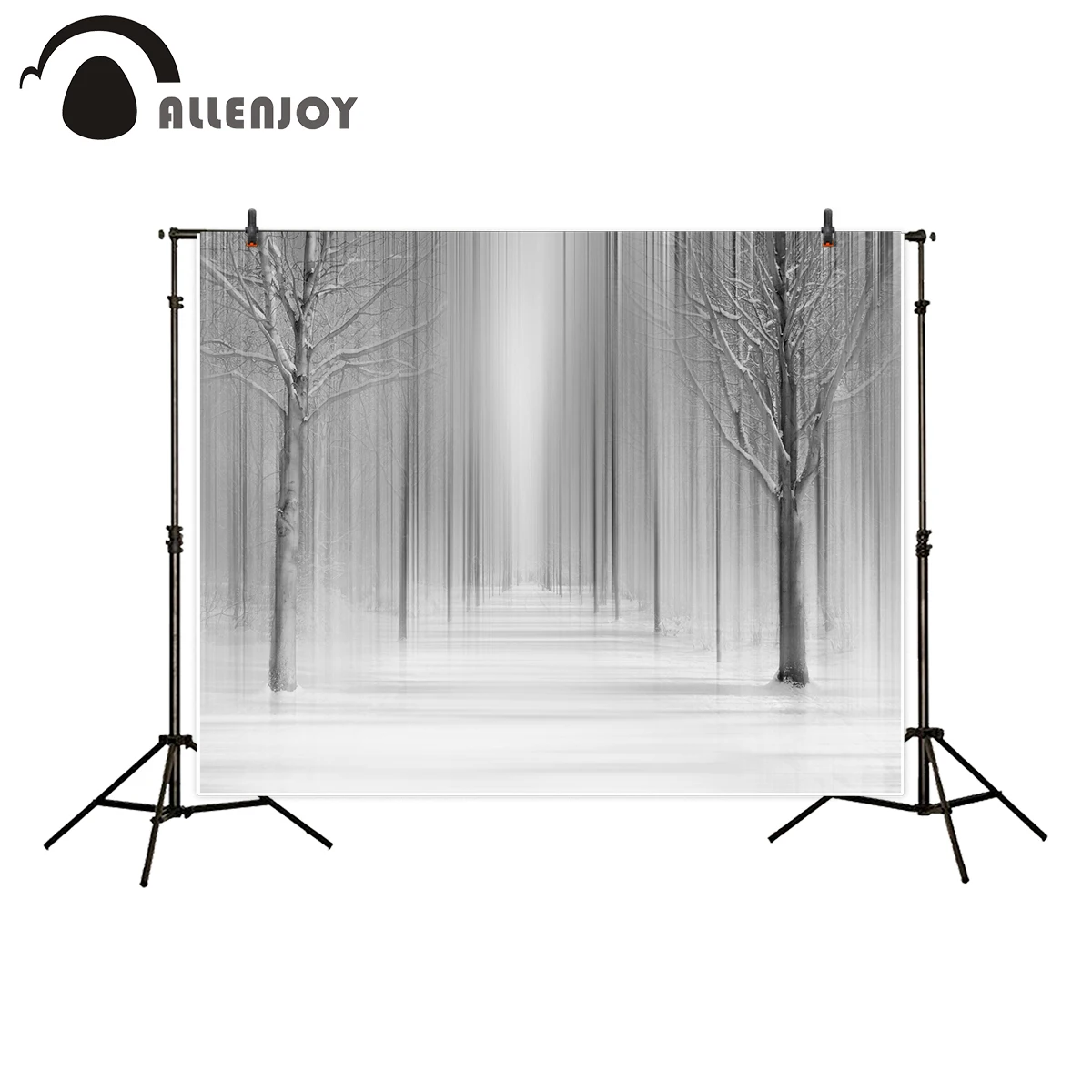 Allenjoy фон для фотостудии Зимний снег холодный сухой сосна размытый эффект новый