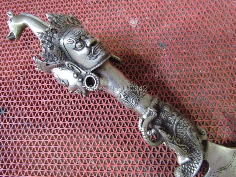 Винтажный Manjusri Dorje Fete Wisdom evil Phurpa Kapala Wand hatchet Talisman|talisman keychain|talisman bracelettalisman pendant |