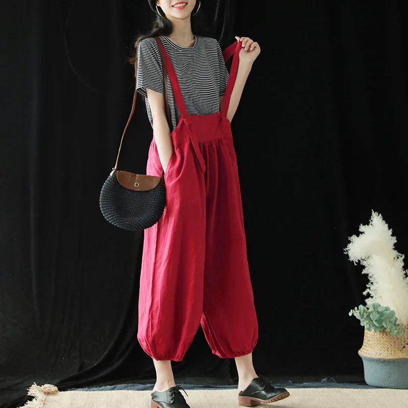 Летний комбинезон женские модные милые свободные комбинезоны новые