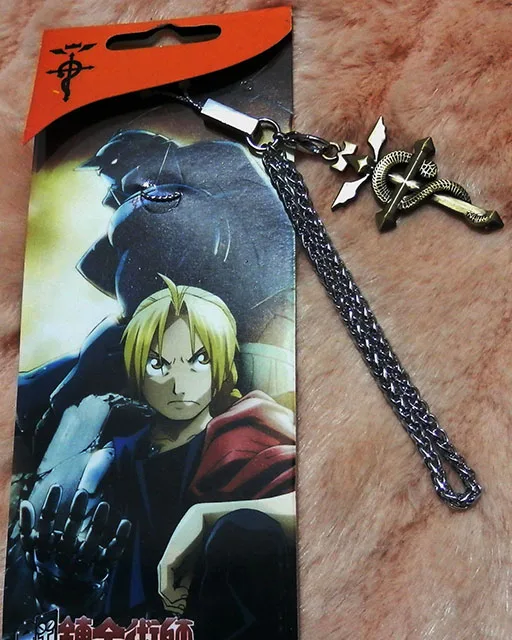 Аниме новый качественный полностью металлический алхимик Эдвард стальной кулон