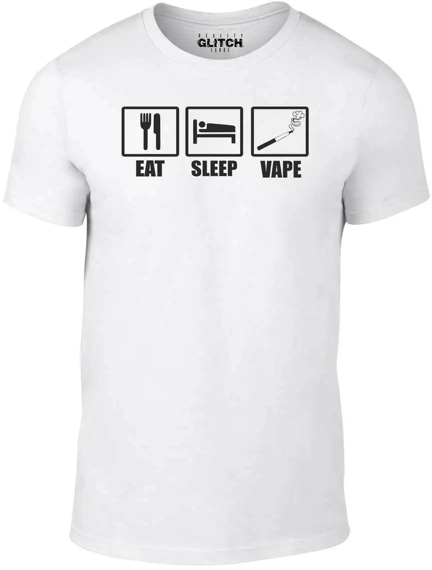 Men'S Eat Sleep Vape T-Shirt - Funny Gift Liquid Smoke Machine Flavour 2019 Newest Summer Men Clothing Baby | Мужская одежда