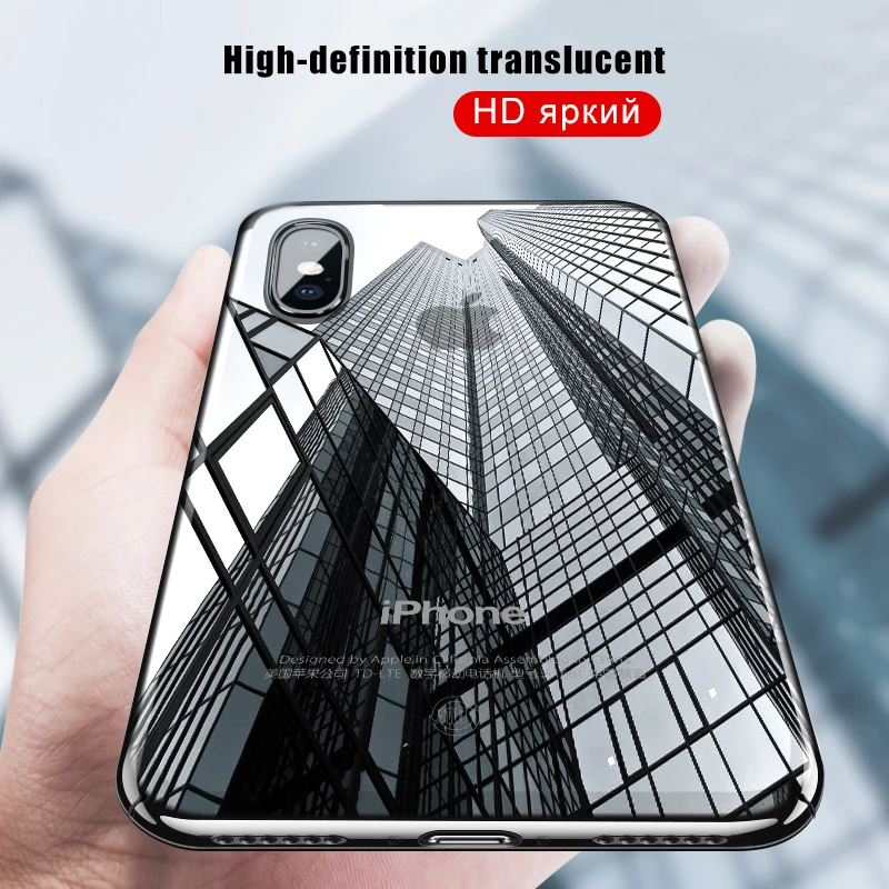 Clear Ultra Slim Soft TPU Phone Case For iPhone XR XS Max 8 6S 7 6 Plus 5 5S SE 4 4S Full Protective Cover X Shell |