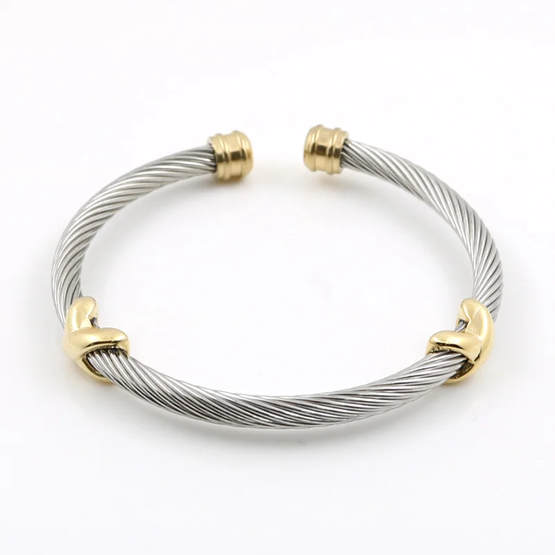 Браслеты MSX для женщин и мужчин очаровательные украшения в полоску с плетением из