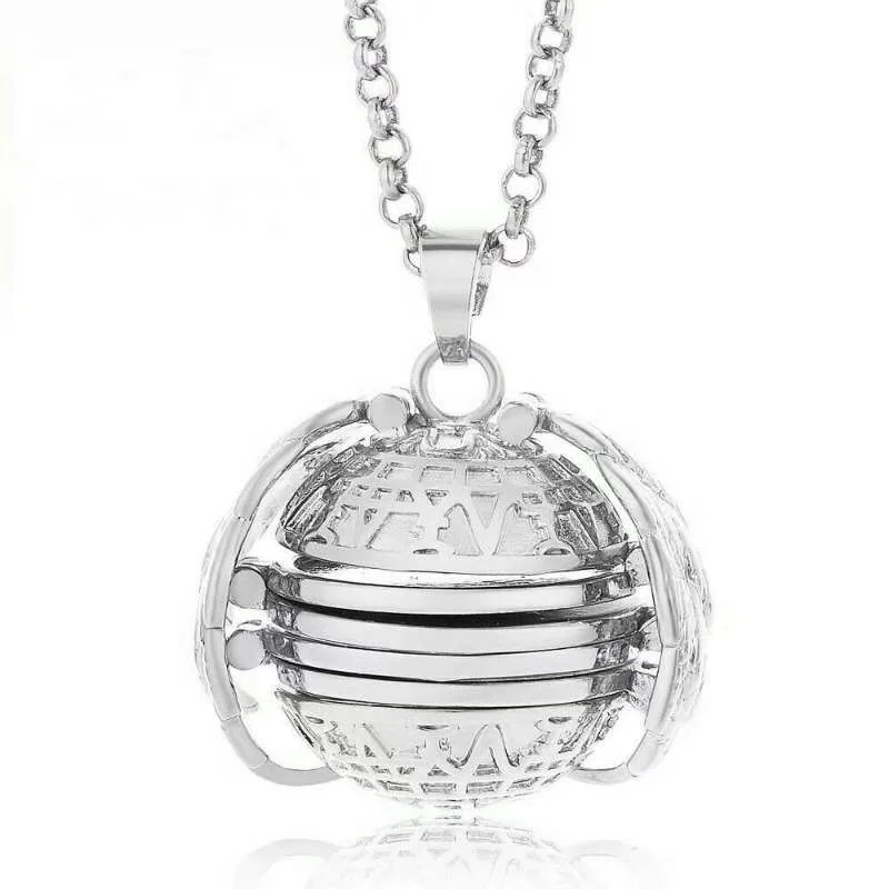 Silver photo locket Волшебная 5 фото медальон Цепочки и ожерелья с подвесками памятный, подвесной колье Цепочки и ожерелья s ожерелье с кулоном изысканные украшения ювелирные изделия украшение-ожерелье - Окраска металла: Silver photo locket
