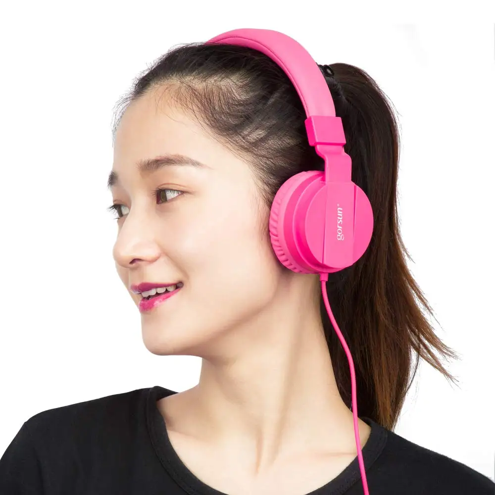 BASS Lightweight Stereo Foldable Wired Headphones for Kids Adjustable Headband Headset Earphones iphone Computer Andriod | Электроника