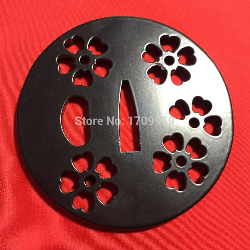 Хороший железный предохранитель Tsuba для японского самурайский меч катана нож Wakizashi ручной работы DIY аксессуар - Цвет: Style 5