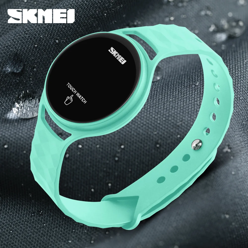 SKMEI спортивные женские часы с сенсорным экраном модные светодиодные цифровые