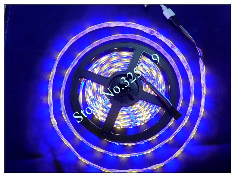 100 комплектов RGBW RGBWW SMD 5050 5 м водонепроницаемая светодиодная лента фонарик RGB+ белая лента+ 40 кнопочный пульт дистанционного управления+ 3A адаптер питания