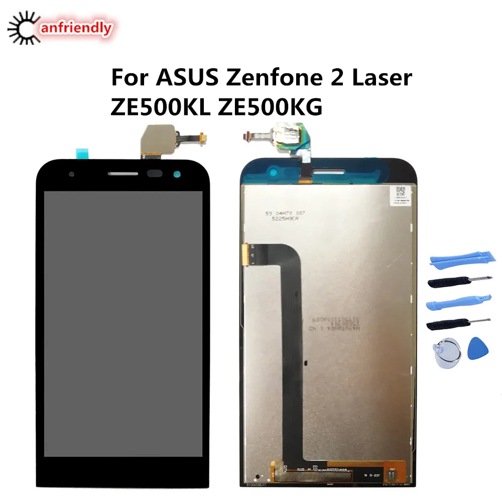 Дисплей + сенсорный экран для ASUS Zenfone 2 Laser ZE500KL ZE500KG ЖК телефон ремонт дигитайзер