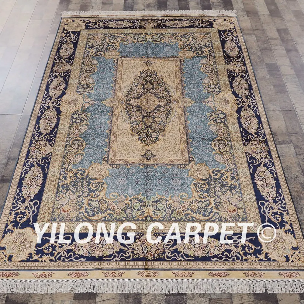 Yilong 5 'x 8' ориенальный Традиционный китайский ковер ручной работы восточные