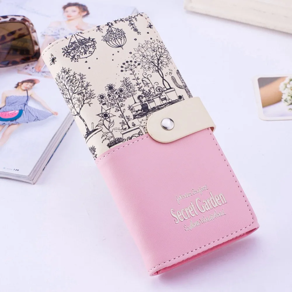 Модные женские кошельки 2020 корейский милый кожаный однотонный кошелек на молнии