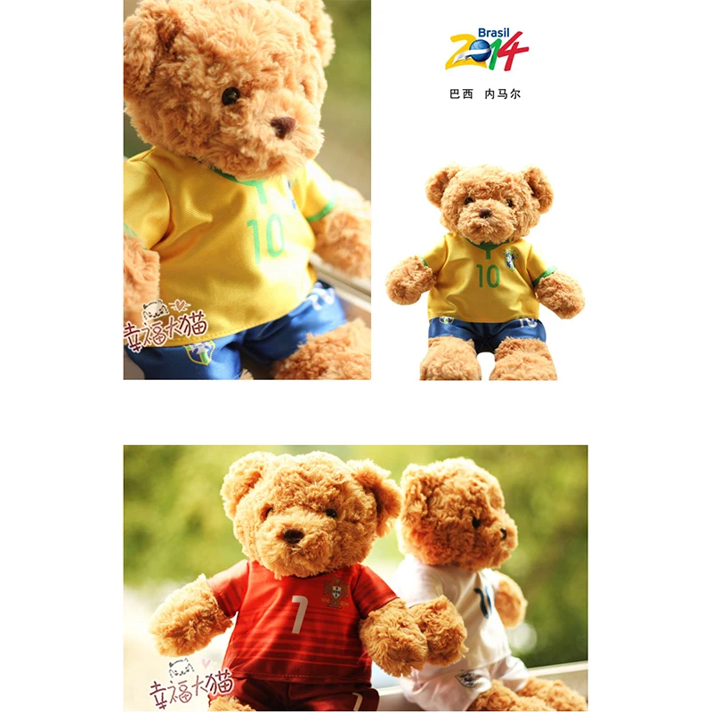 Плюшевый футбольный плеер игрушки плюшевая кукла на World Cup сувениры для детей