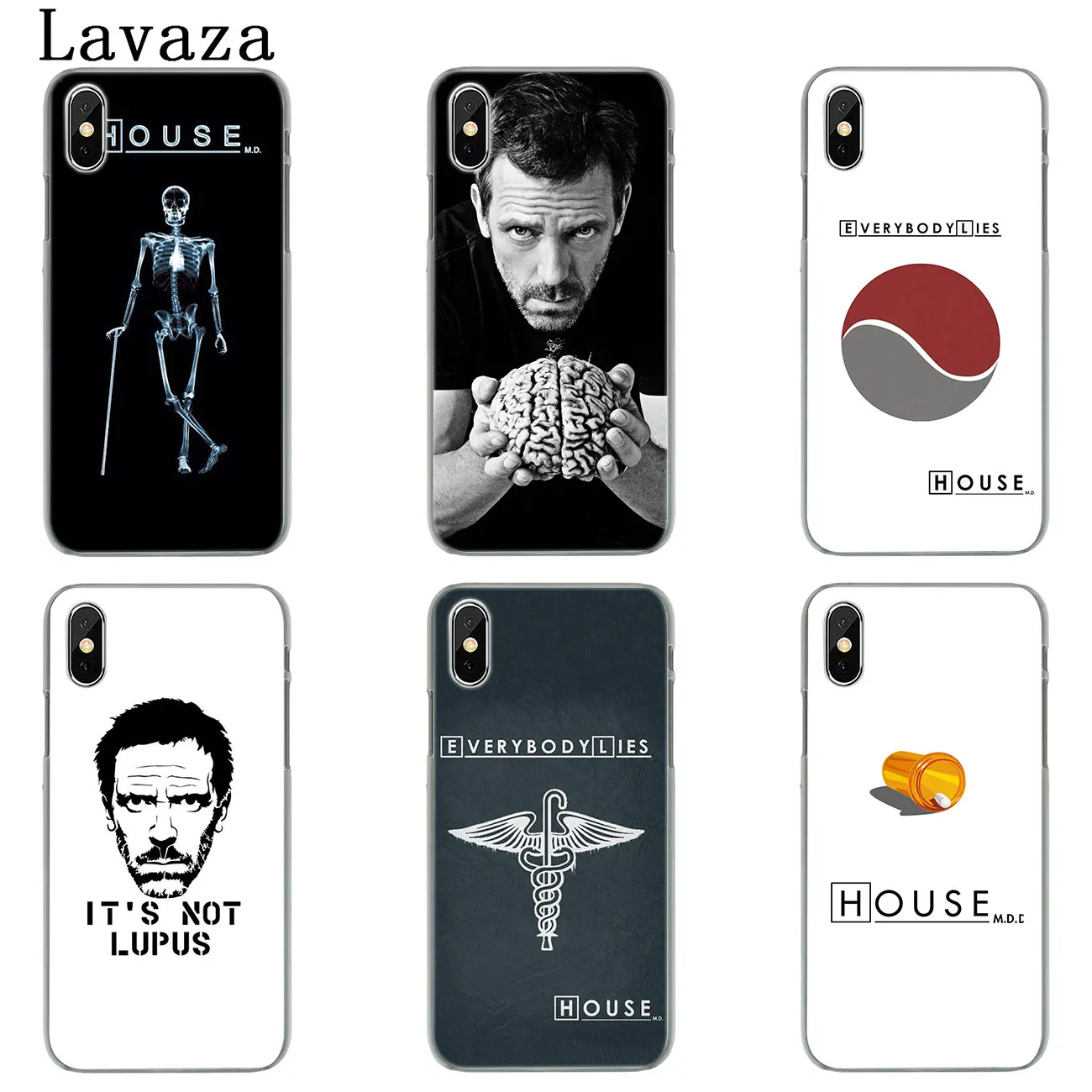 Твердый чехол для телефона Lavaza House MD everybody lies iPhone XR X XS 11 Pro Max 10 7 8 6 6S 5 5S SE 4S