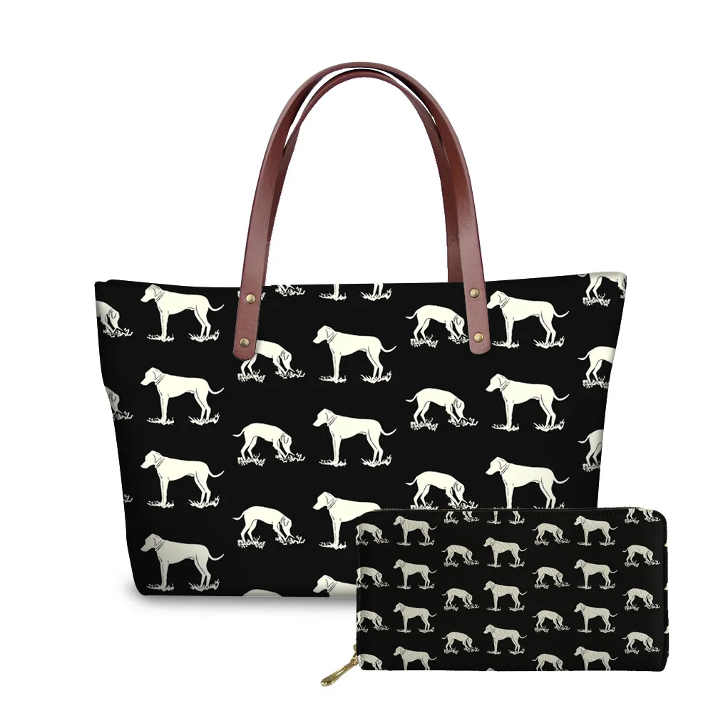 YQ3409ALZ21 FORUDESIGNS/2 шт./компл. для женщин сумки Rhodesan Ridgeback печати рук подростков колледж Книга сумка дамы плеча Tote - Цвет: YQ3409ALZ21